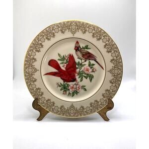 Lenox 1989 Garden Bird Plate Collection - Cardinal